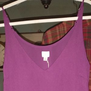 A New Day Purple Spaghetti Strap Top